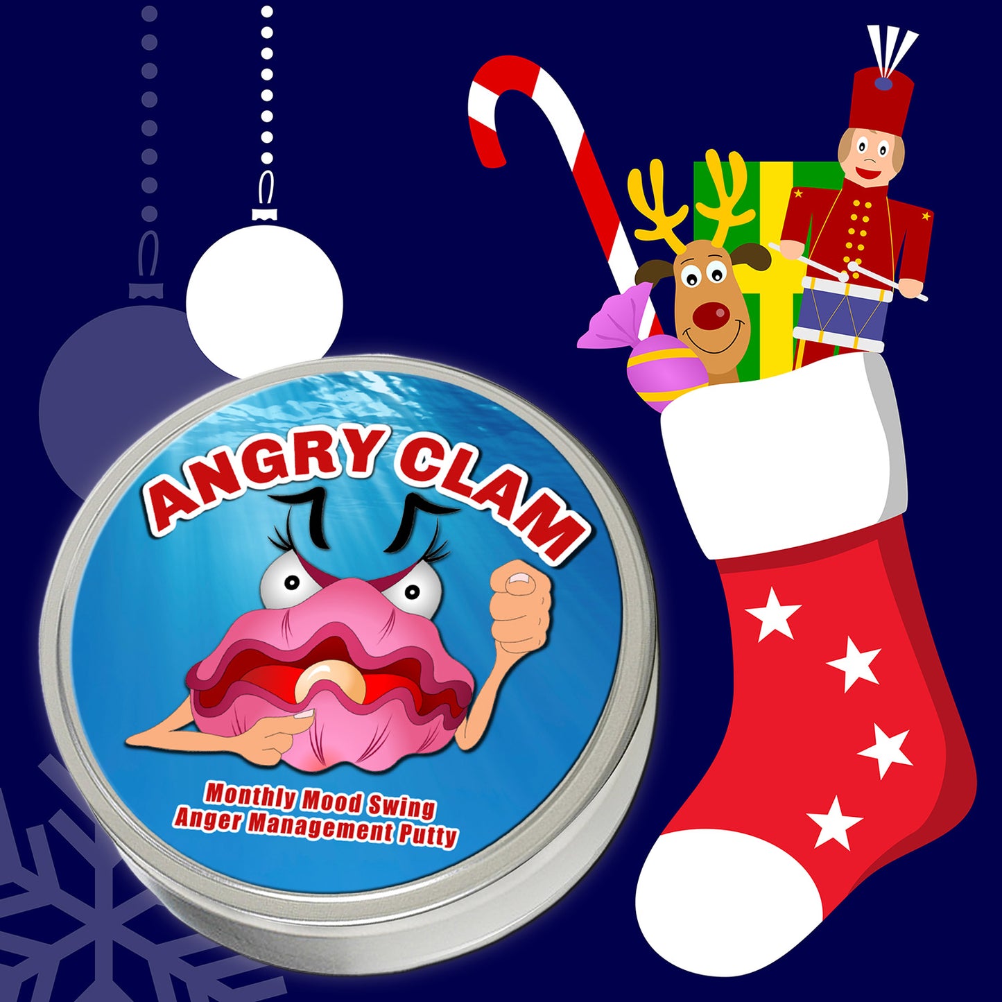 Angry Clam Monthly Stress Putty