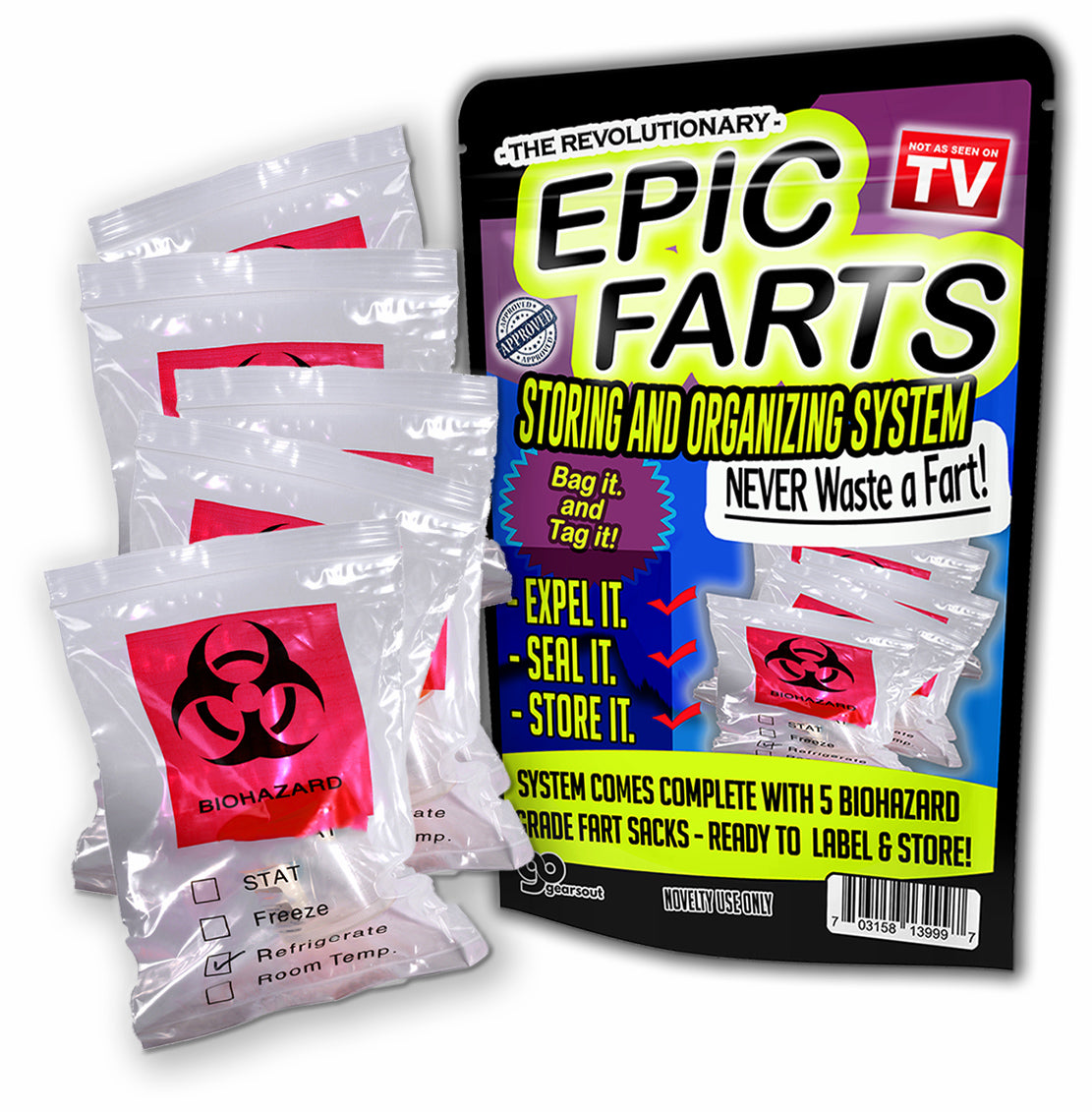 Epic Farts Storing and Organizing System