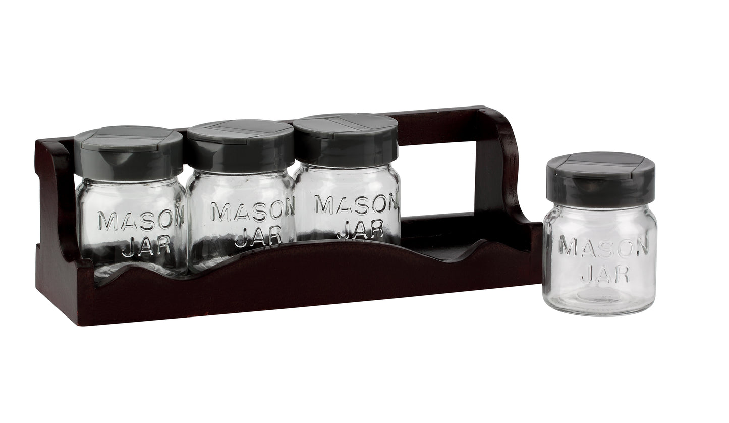 Mason Jar Spice Rack