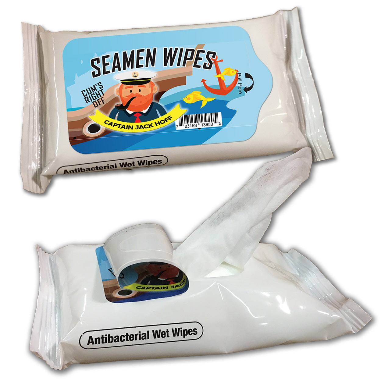 Captain Jack Hoff's Seamen Wipes