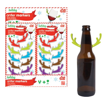 Antler Wine Glass Markers