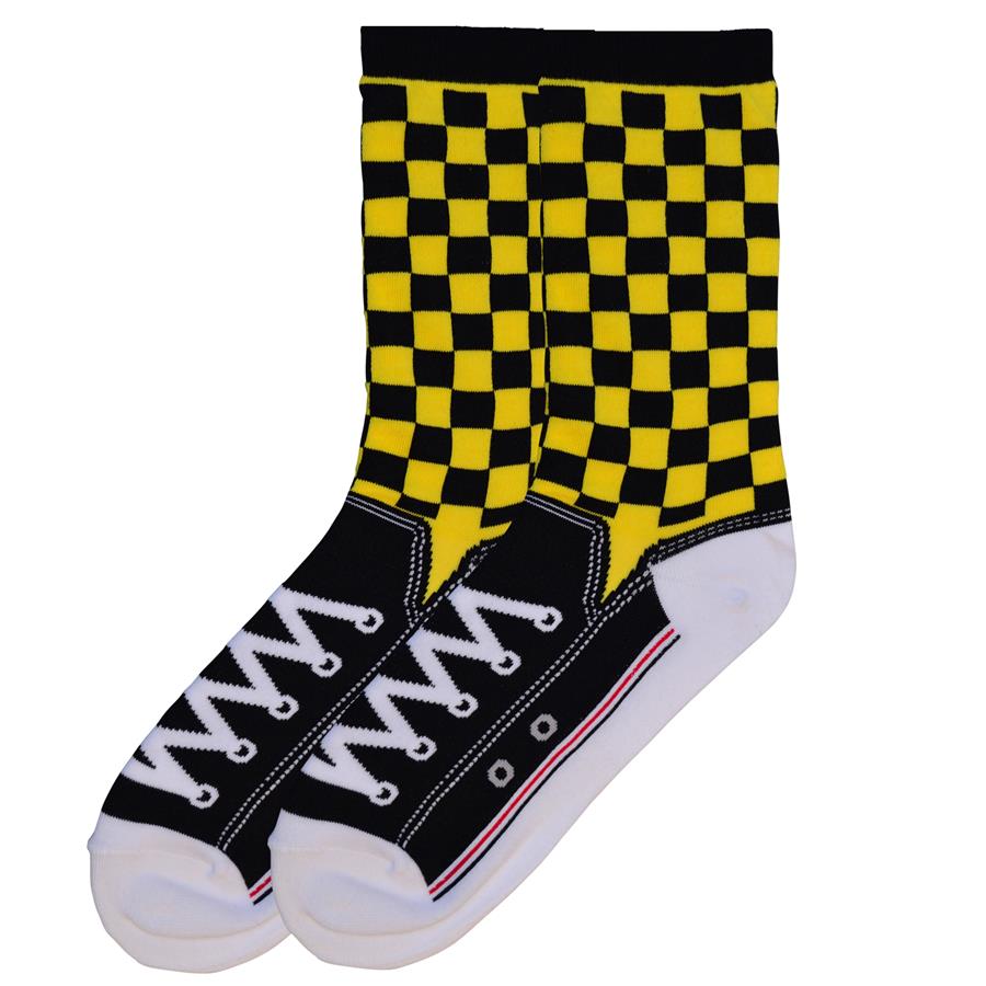 Checker Sneaker Socks