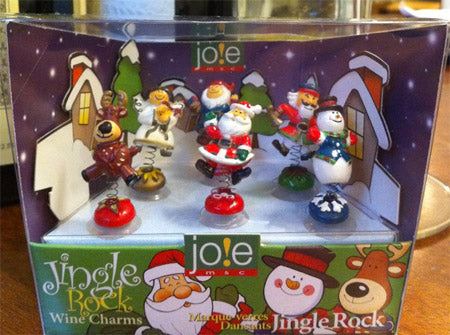 Christmas Wine Charms