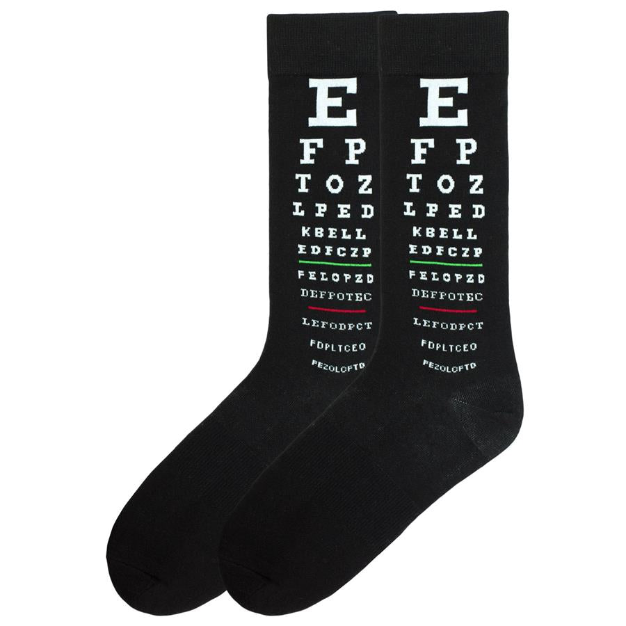 Eye Chart Socks