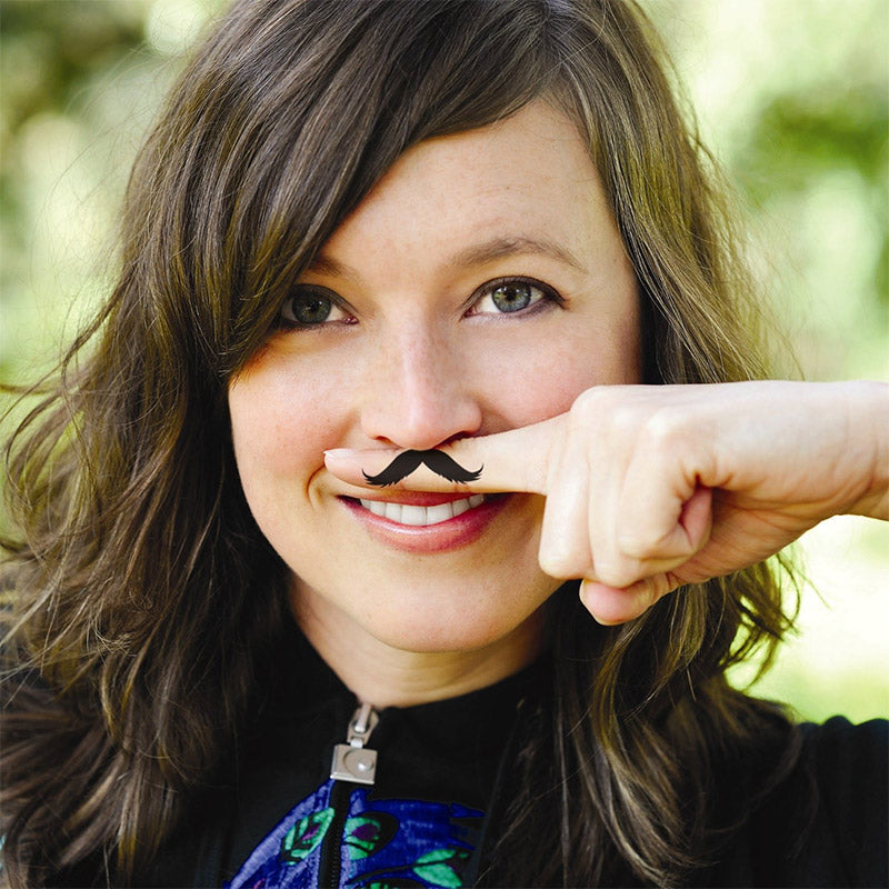 Fingerstache Temporary Tattoos