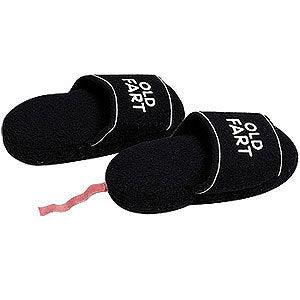 Old Fart Farting Slippers