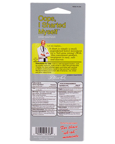 Oops I Sharted Myself Hand Sanitizer