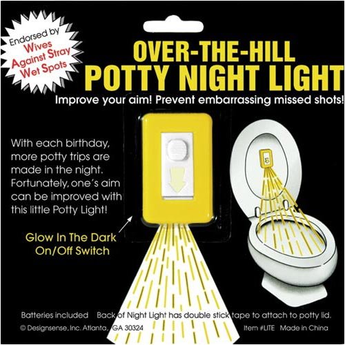 Over The Hill Toilet Night Light