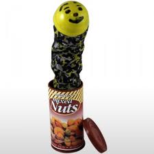 Pop Out Snake Nut Can