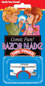 Razor Through Finger Prank