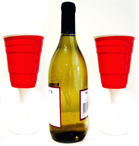 Red Solo Cup Wine Glass Set