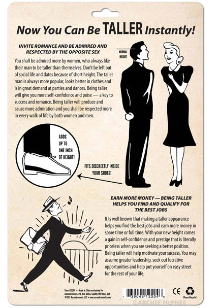 Look Taller Shoe Lifts