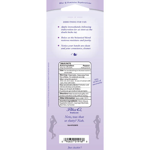 Wait- Was that....? Hand Sanitizer