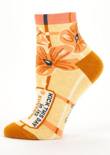 Kick This Day In Its Sunshiny Ass Ankle Socks