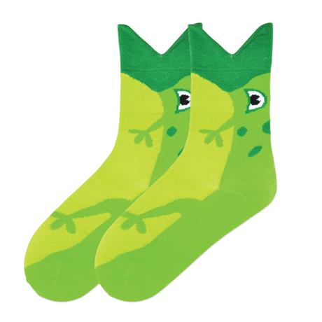 Wide Mouth Frog Socks