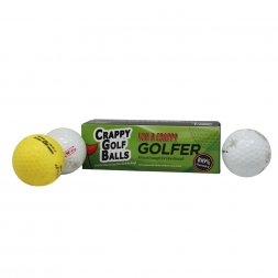 Shitty Golf Balls for Shitty Golfers - Gag Gifts - Funny Golf Novelty –  Shitty Golfers Association