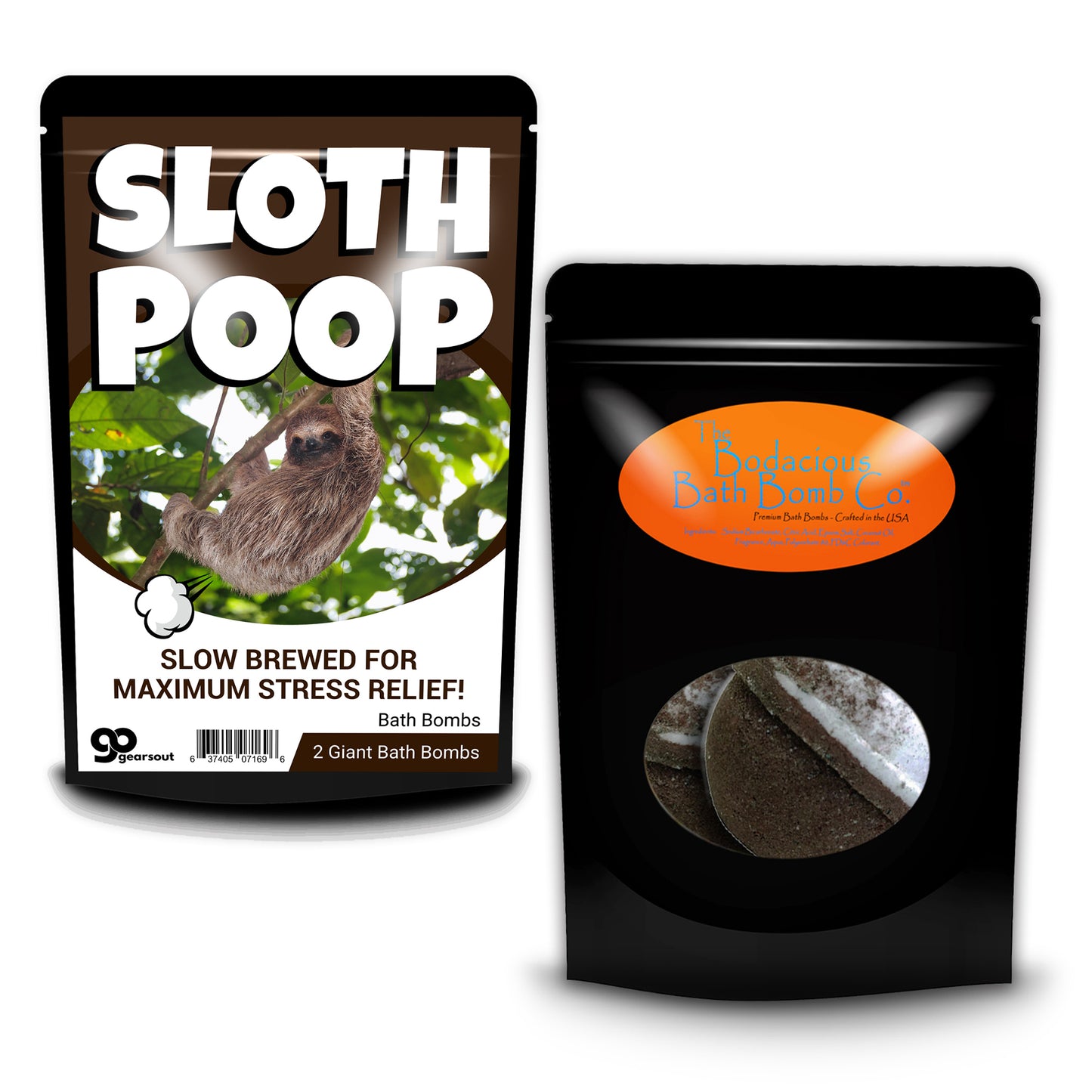 Sloth Poop Bath Bombs