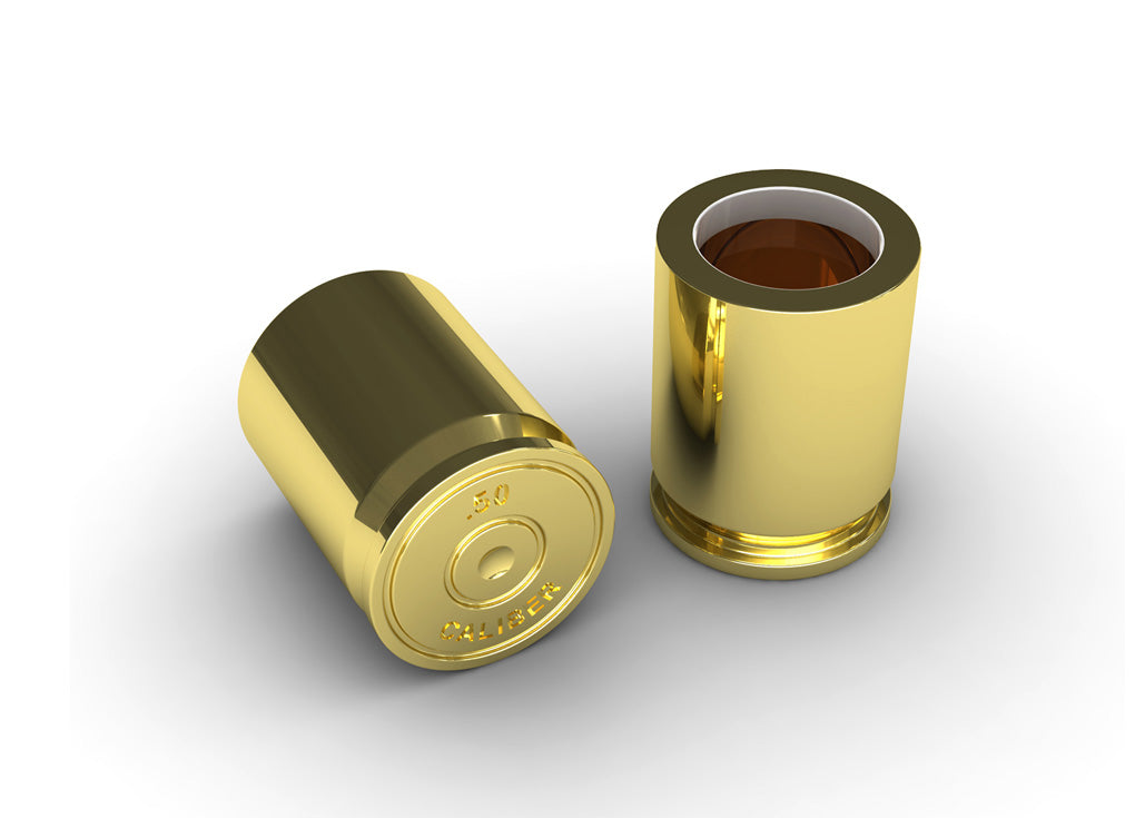 50 Caliber Shot Glasses