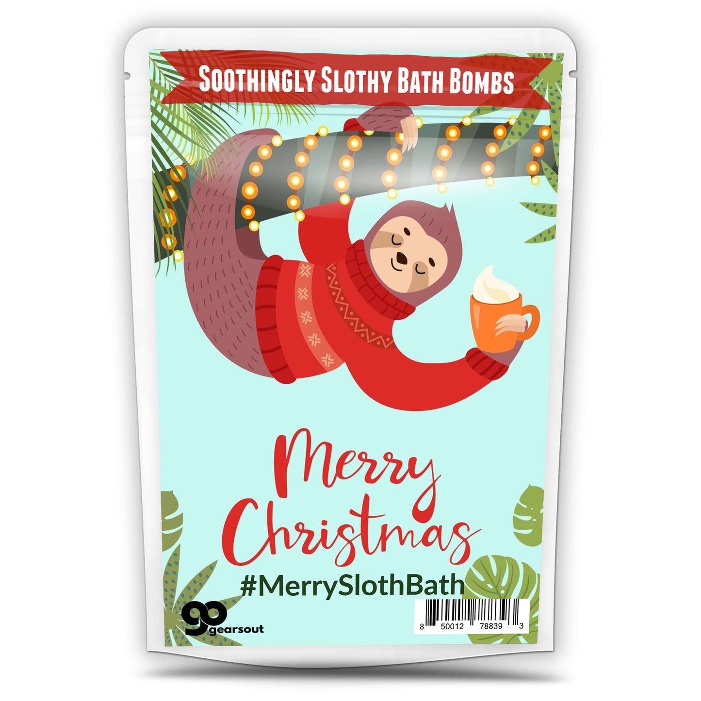 Merry Slothmas Christmas Bath Bombs