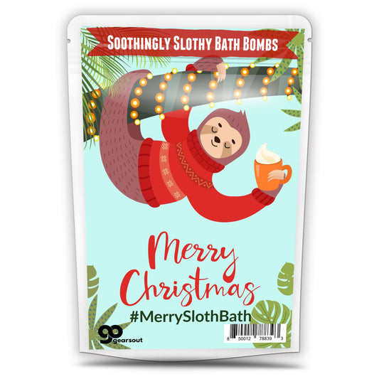 Merry Slothmas Christmas Bath Bombs