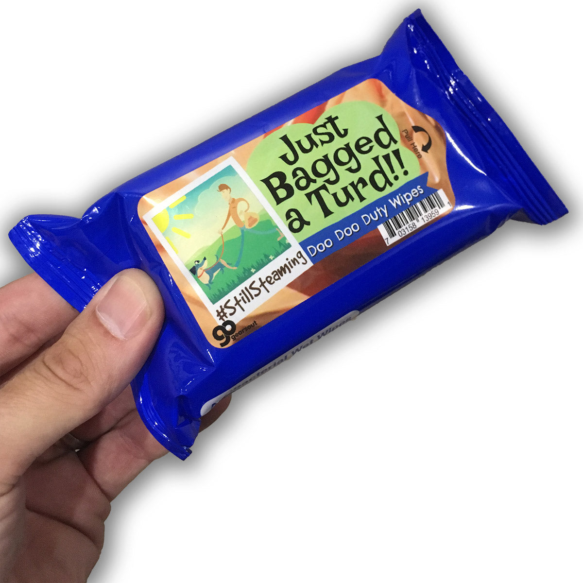 Just Bagged a Turd Wipes