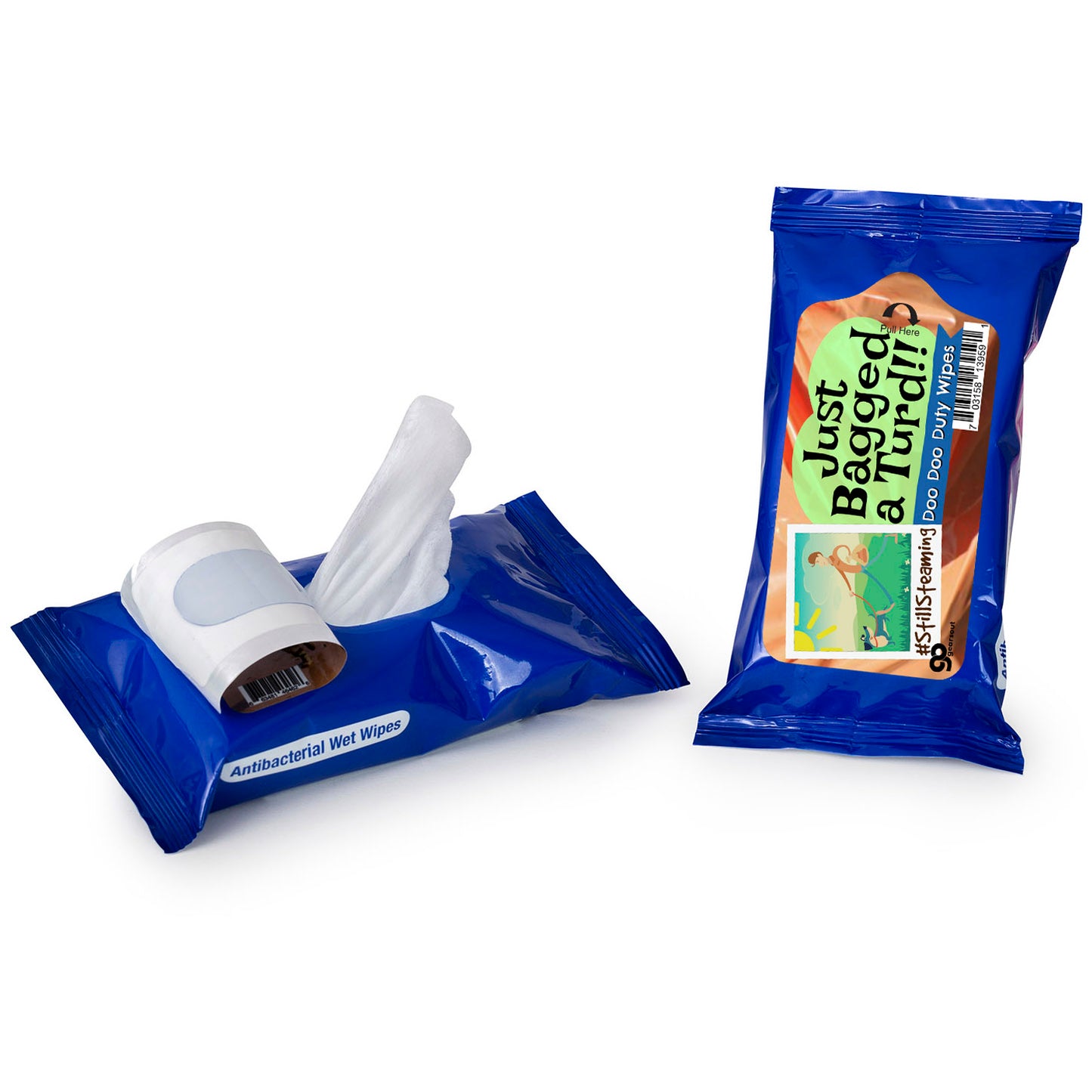 Just Bagged a Turd Wipes