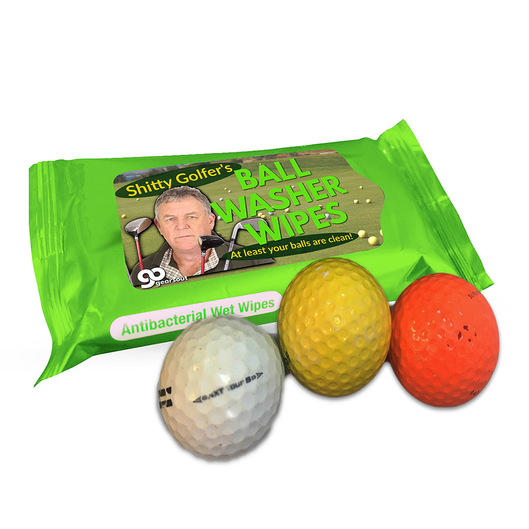 Shitty Golfer's Ball Washer Wipes