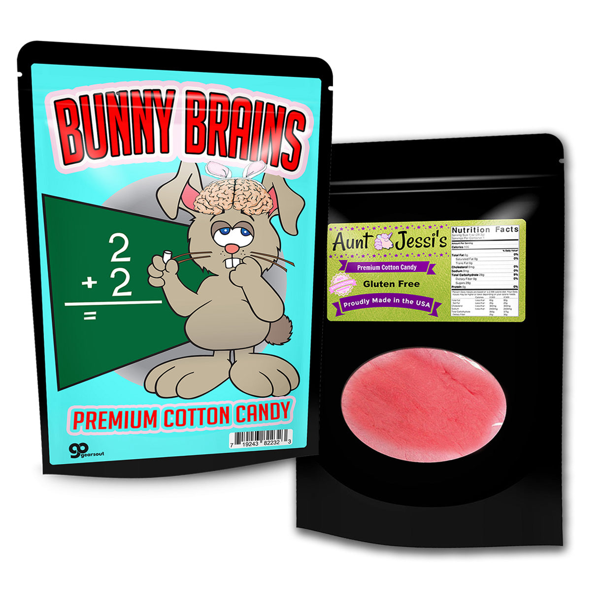 Bunny Brains Cotton Candy
