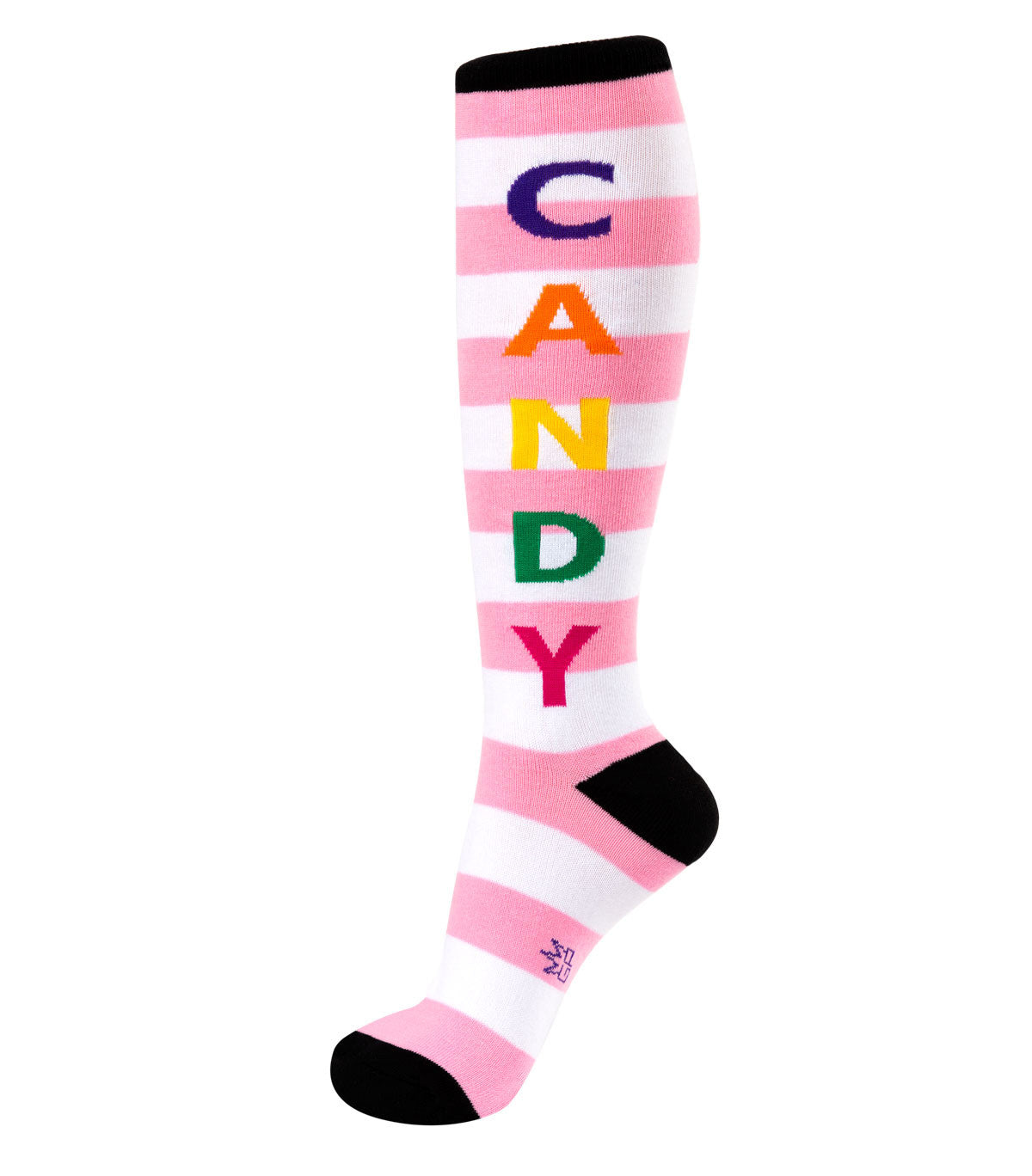 CANDY SOCKS - PINK/WHITE/BLACK