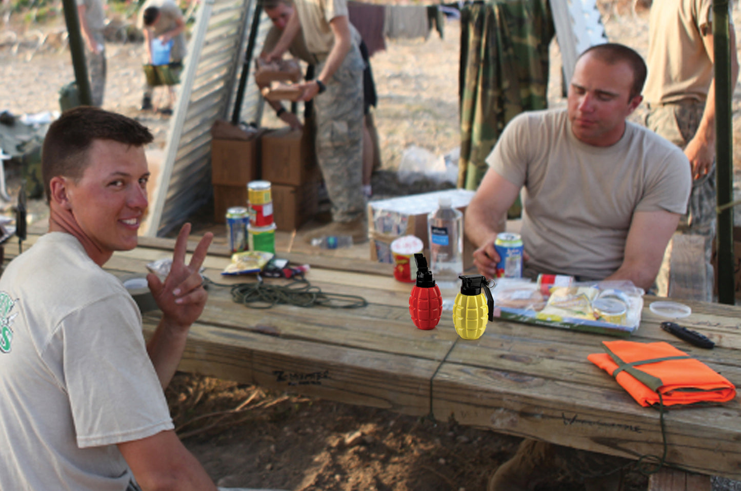 Combat Grenade Condiments