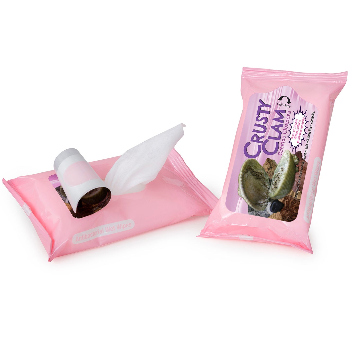 Crusty Clam Crevice Cleaners Wipes