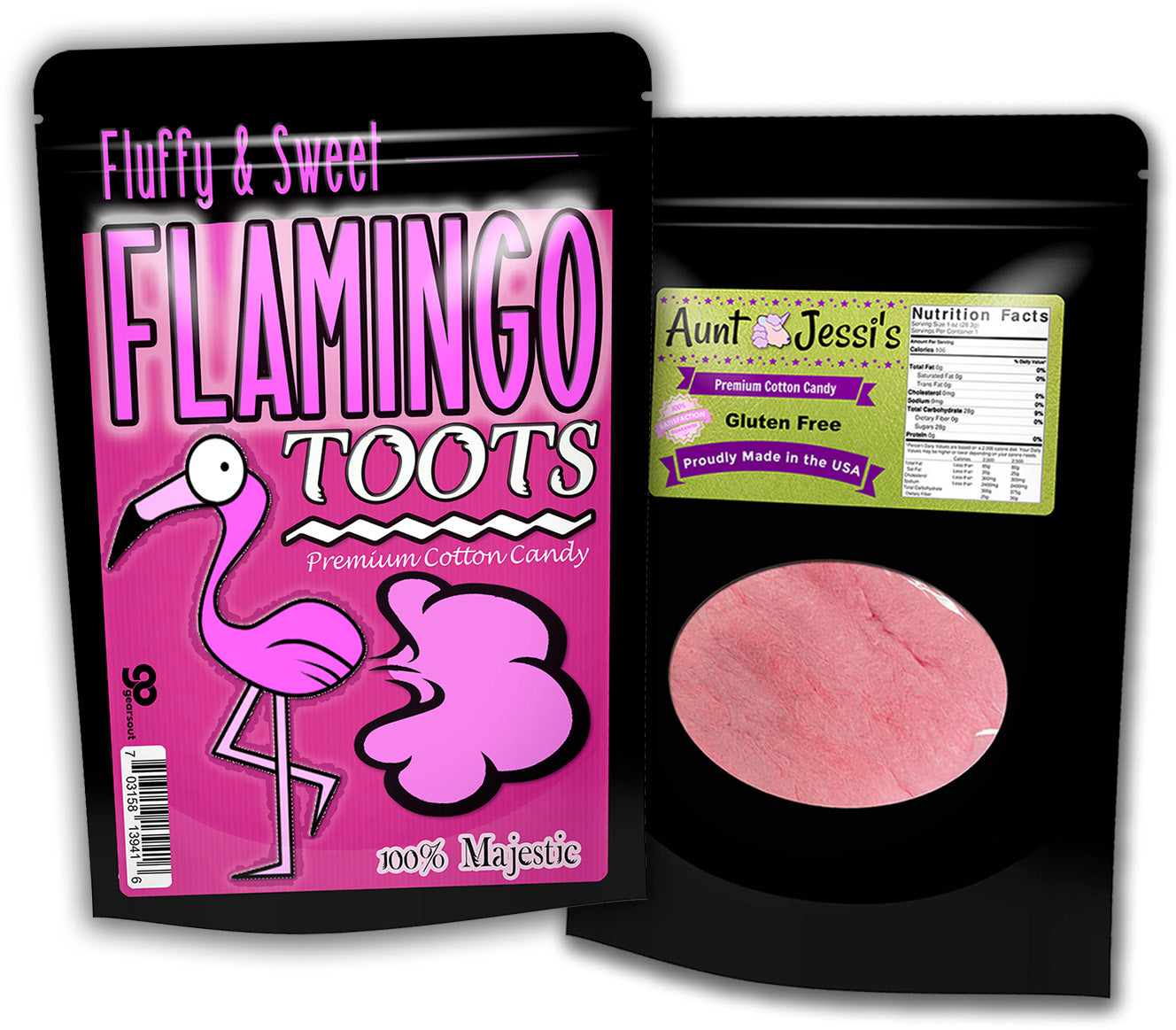 Flamingo Toots Cotton Candy