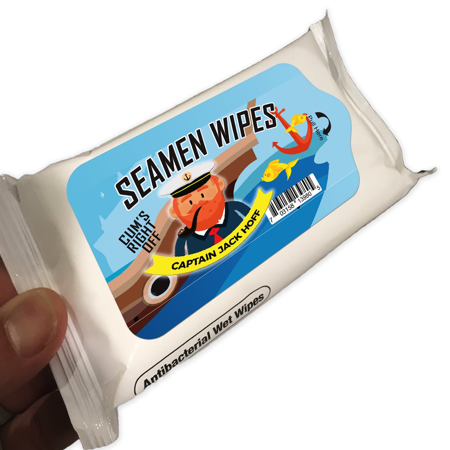 Captain Jack Hoff's Seamen Wipes