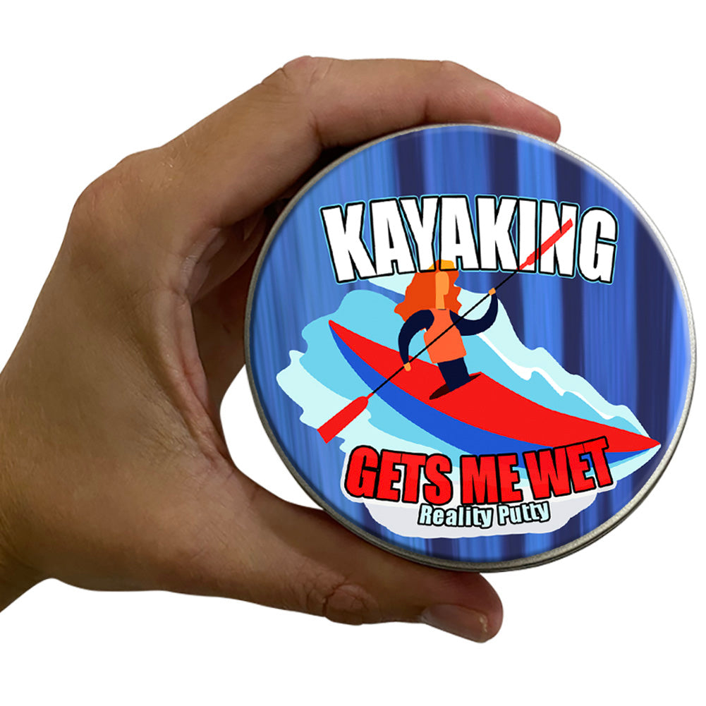 Kayaking Gets Me Wet Stress Putty