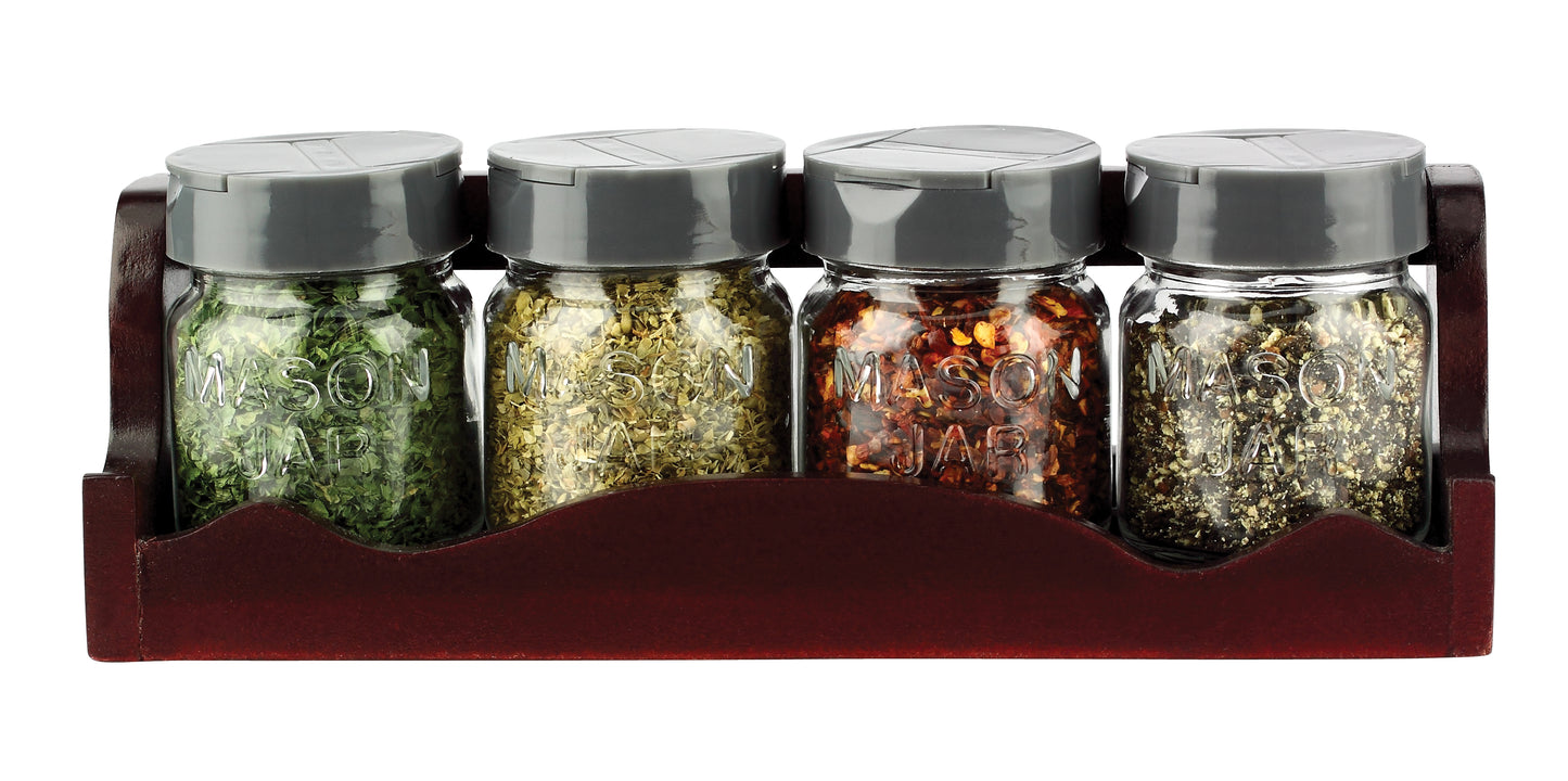 Mason Jar Spice Rack