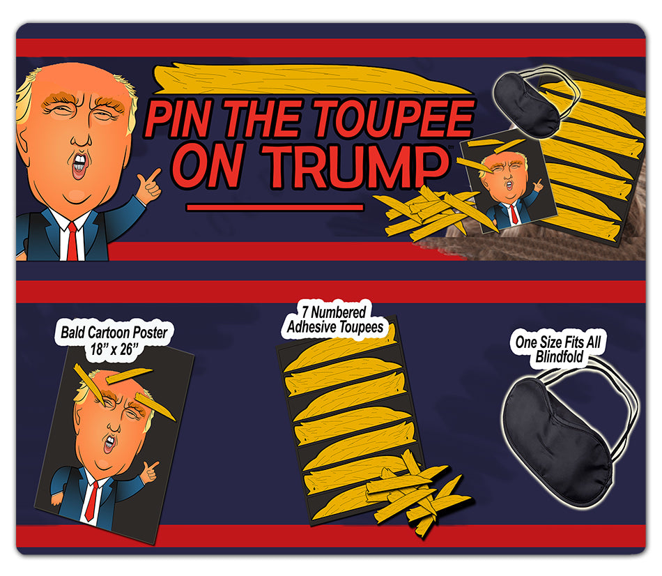 Pin the Toupee on Trump Party Game