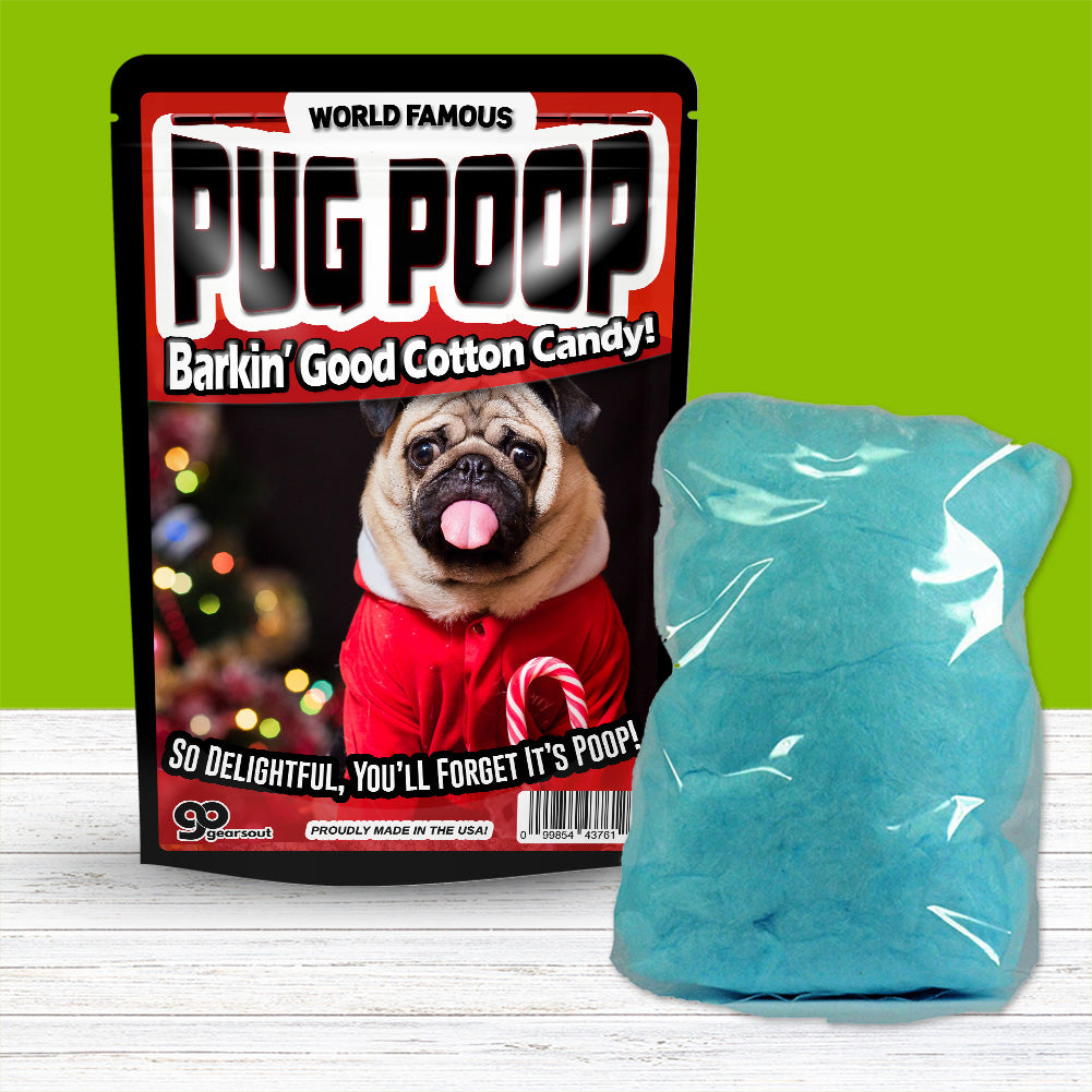Pug Poop Cotton Candy