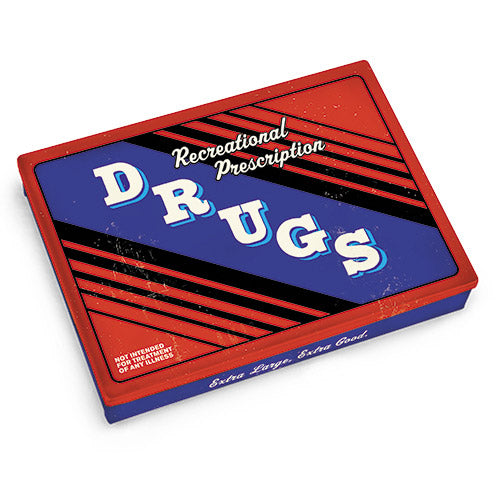 Recreational Drugs Tin Pocket Box