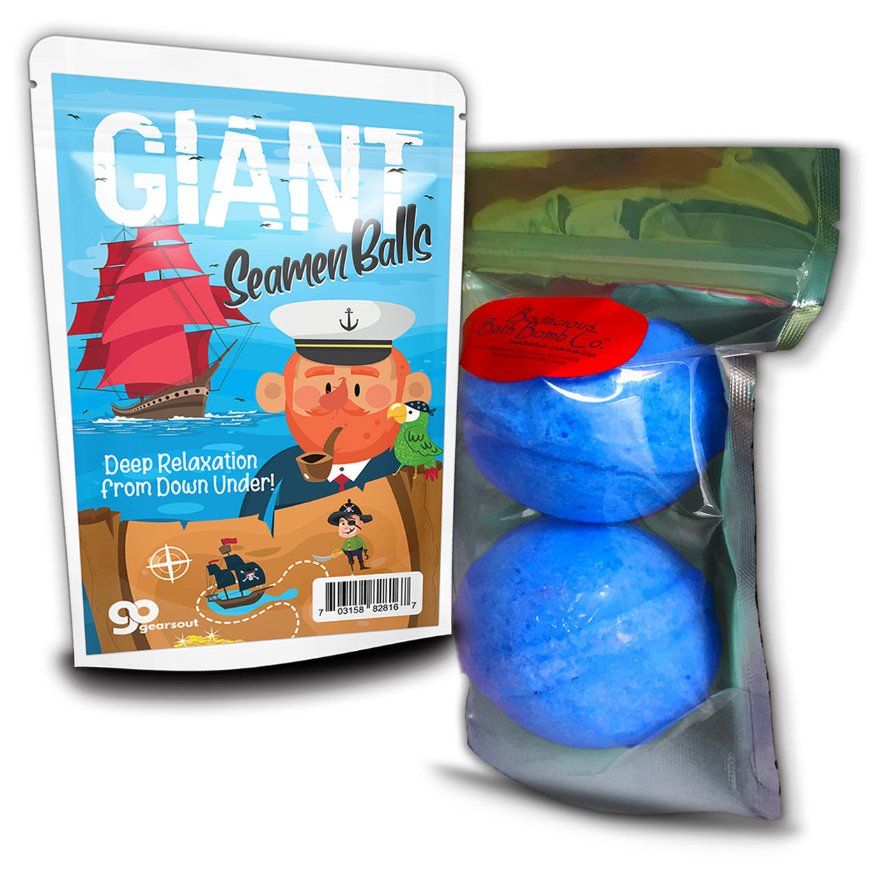 Giant Seamen Balls Bath Bombs