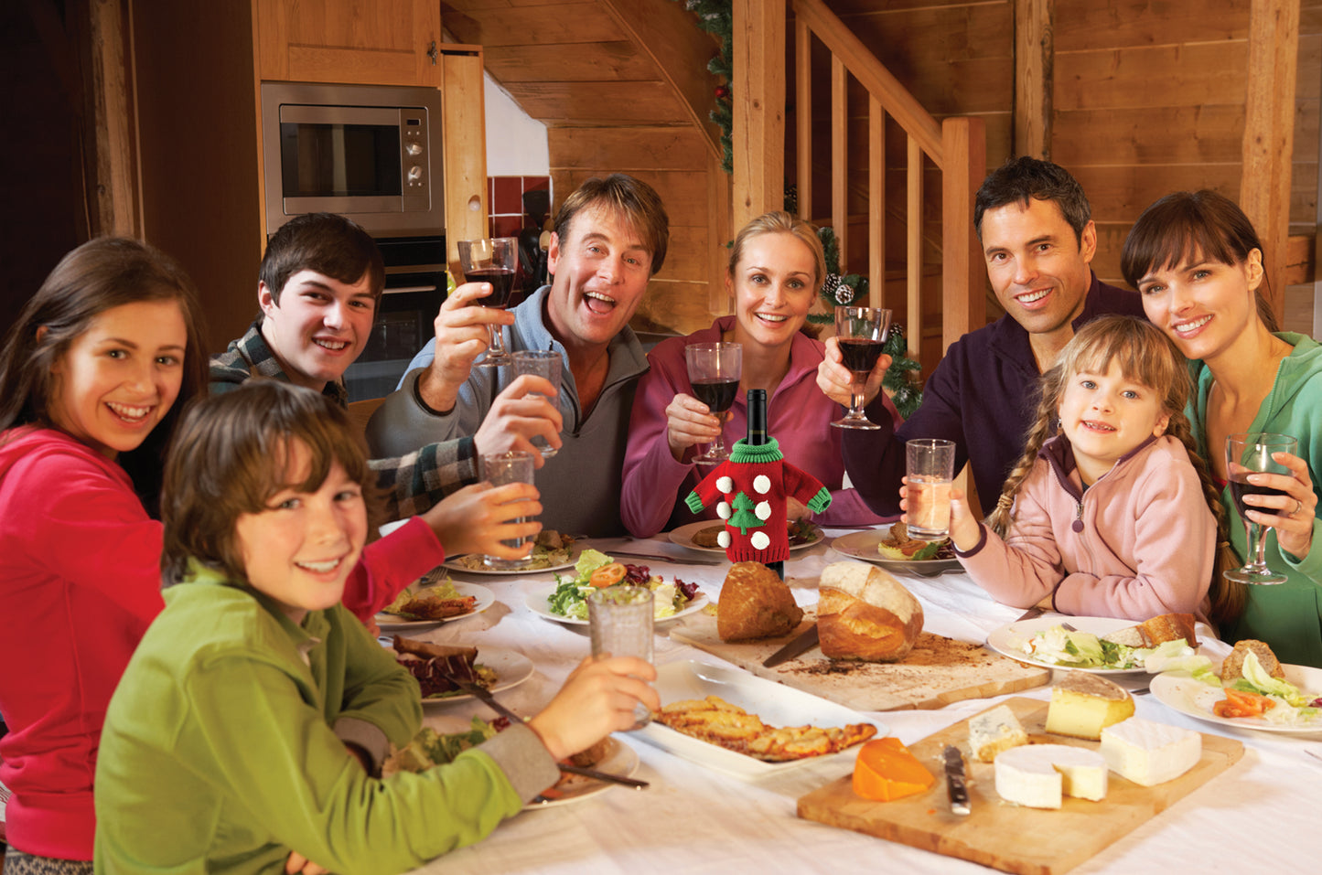 Ugly Christmas Sweater Wine Tote