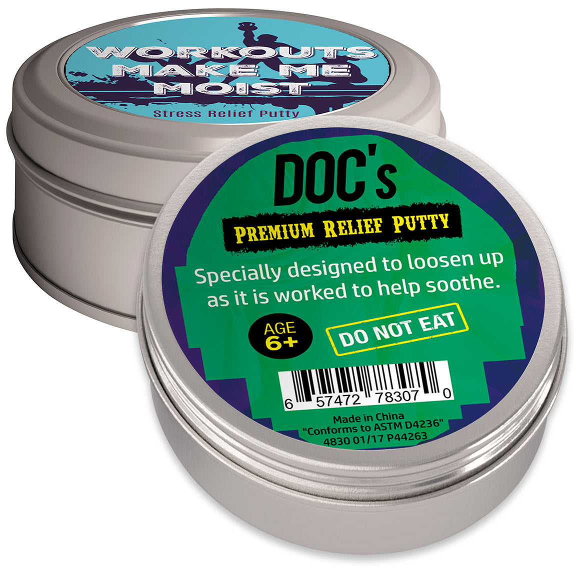 Workouts Make Me Moist Stress Relief Putty