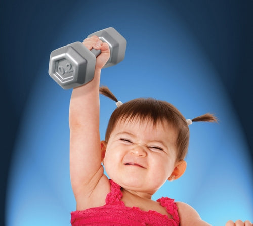 Buff Baby Dumbell Rattle