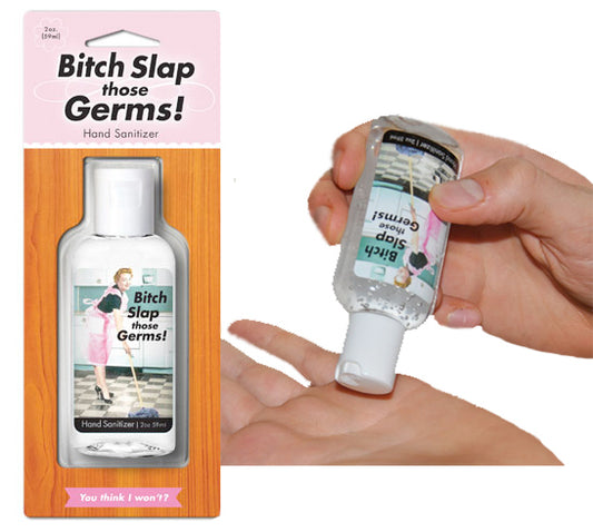 Bitch Slap Those Germs Hand Sanitizer