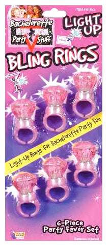Bachelorette Bling Rings