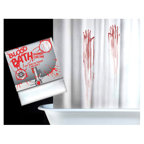 Bloody Bath Shower Curtain
