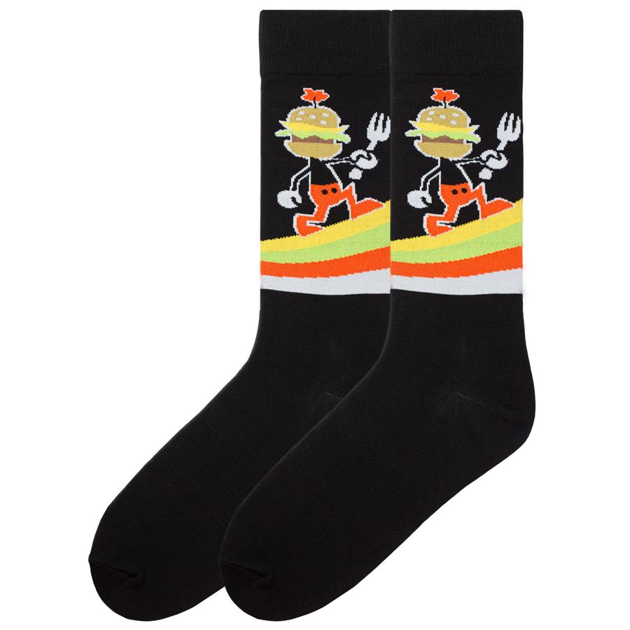 Hamburger Man Socks