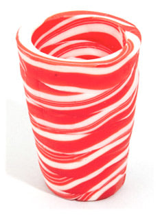 Candy Cane Shot Glass