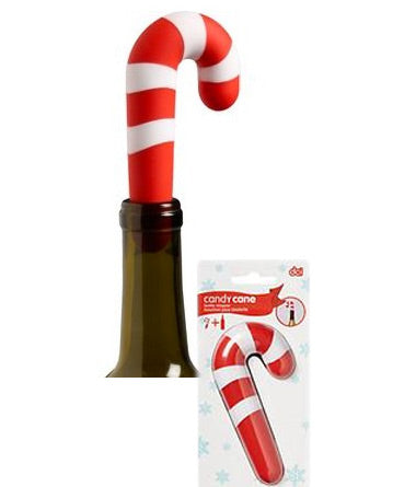 Candy Cane Bottle Stopper