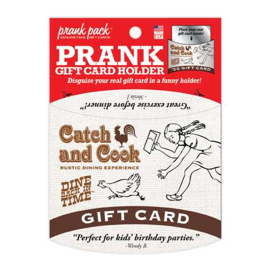 Catch - N - Cook Prank Gift Card