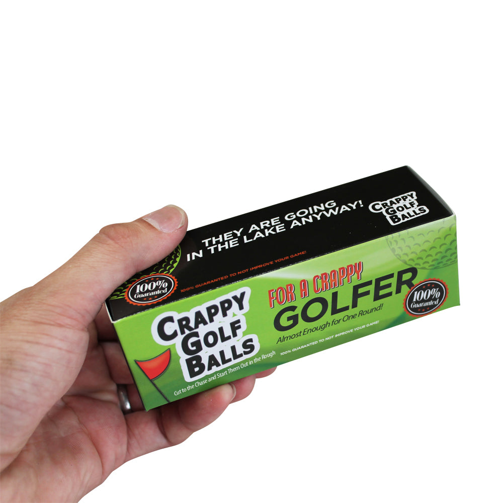 Crappy Golf Balls for a Crappy Golfer - Gift Box Edition